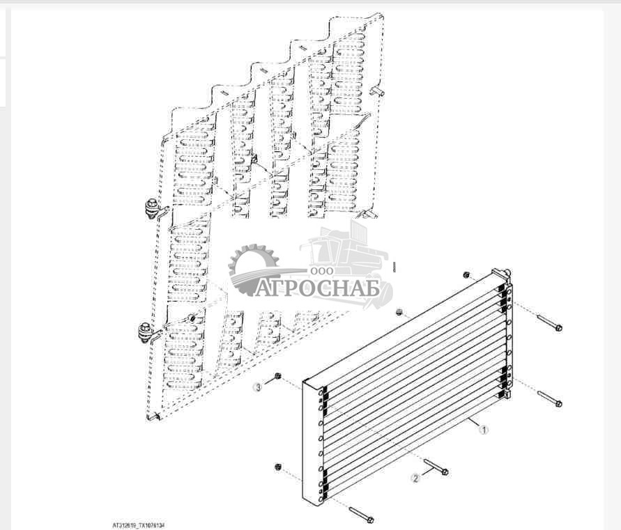 Конденсатор кондиц. воздуха 